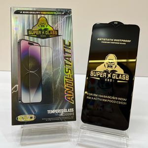 ฟิล์มกันรอยหน้าจอ HD ใส สำหรับ iPhone 16 15 14 Pro Max Plus Super Big ARC ป้องกันไฟฟ้าสถิต อลูมิเนียม กระจกนิรภัย สำหรับ S24 23 - Product Image 6