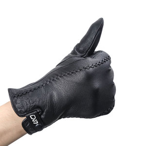 Wholesale Leather <b>Gloves</b> for Outdoor Use Work Leather <b>Gloves</b> with Custom Size and Color - Product Image 2