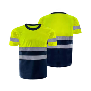 Camiseta Polo de Seguridad Reflectante de Alta Visibilidad, Secado Rápido, Certificación CE, para Hombre, Ropa de Trabajo, Construcción, Verde, Poliéster, Uniforme - Product Image 3