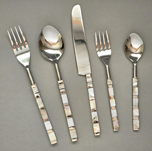 Ensemble de couverts en acier inoxydable de qualité alimentaire de qualité supérieure couteau à dîner cuillère fourchette maison cuisine restaurant vaisselle décor d'événement de mariage - Product Image 5