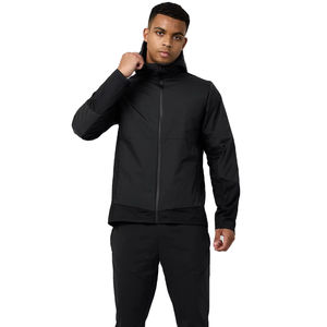 ชุดเซ็ตเสื้อแจ็คเก็ตและกางเกงขายาวแบบมีซิปสำหรับผู้ชาย ปี 2026 ผลิตตามสั่ง ขายส่ง พร้อมโลโก้สะท้อนแสง ผลิตจากไนลอน 100% น้ำหนักเบา กันลม - Product Image 1