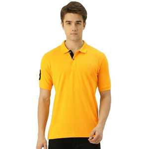 Customized Spandex/Cotton Cheap T-<b>Shirt</b> Printing Men <b>Half</b> Sleeve Slim Fit Solid Knitted Anti-Wrinkle Smart Casual 180g <b>Button</b> - Product Image 1