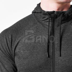 Sudaderas con Capucha para Hombre, Talla 6XL, Diseño de Logotipo Personalizado, Tejido de Poliéster y Algodón de 360g, Cuello con Capucha, Cierre de Cremallera, Transpirables, para Invierno - Product Image 3