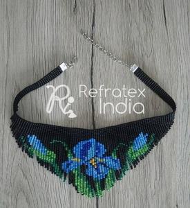 Collar con cuentas de último diseñador, suministro y fabricación a granel de refractex, hecho en la India para la mejor calidad y bajo precio - Product Image 1