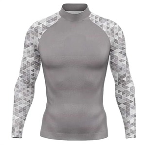 Surf Clothing <b>Men</b> Summer Tights Long Sleeve Swimsuit Rash Guard Surf T-shirt <b>Swimming</b> Diving <b>Tops</b> Quick Dry - Product Image 1
