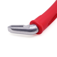 Manija de coche roja ergonómica OEM, antideslizante, duradera, segura, apertura de puerta Interior automotriz, escenarios de Escape de emergencia