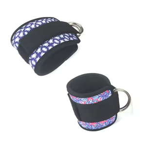 Néoprène Rembourré Acier D-Ring Cheville Câble Machine Fitness Exercice Fessier Workout Gym Cheville Manchette Soutien Jambes Protection - Product Image 4