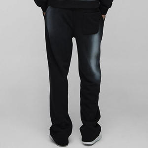 OEM/ODM Top Selling Streetwear <b>Mens</b> French Terry Flare Sweatpants Oversized Sunfade Washed Heavyweight Stacked Flare <b>men</b> pants - Product Image 5