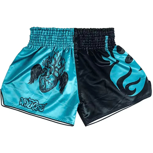 กางเกงขาสั้น MMA แบบแห้งเร็วสำหรับผู้ใหญ่พิมพ์ลายสำหรับต่อยมวยการฝึกมวยไทยกางเกงขาสั้นกีฬาฝึกซ้อมแบบไทยเสื้อผ้าสำหรับผู้ใหญ่ขนาดเยาวชน - Product Image 2