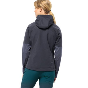 Women's <b>Waterproof</b> Breathable Softshell Jacket with Custom Logo Printing OEM Service Casual Style <b>Zipper</b> Closure High Quality - Product Image 2
