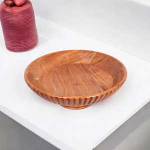 Bol à dattes en bois fait à la main pour les fêtes, les maisons, les bureaux et les salles de banquet - Forme et couleur personnalisées - Product Image 3