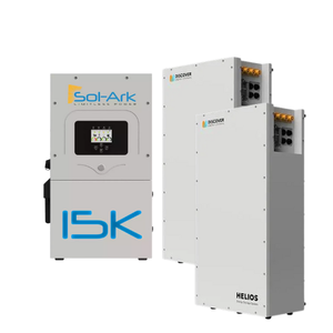 Système de stockage d'énergie domestique Sol-Ark 15K-2P, onduleur hybride 15 kW avec batterie extérieure 32,2 kWh, kit Discover Helios 48 V - Product Image 1