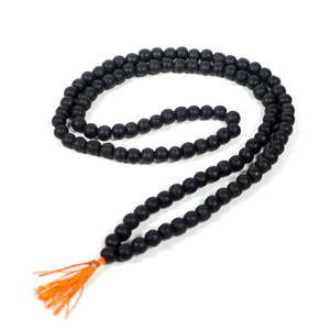 ลูกประคำไม้คารุงกาลี 108 เม็ด ขนาด 8 มม. สร้อยคอสำหรับสวดมนต์และทำสมาธิ - Product Image 2