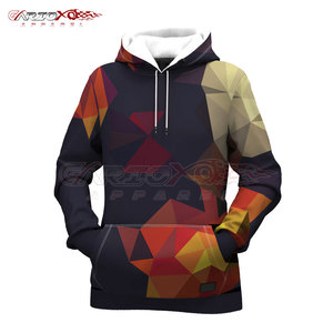 Sudadera con capucha de mujer de alta calidad con material de sublimación transpirable y Sudadera con capucha impresa de sublimación de estructura deportiva ajustada - Product Image 1