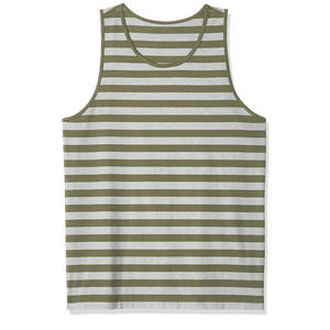 Vente directe d'usine de haute qualité coton hommes Gym débardeur respirant tricoté séchage rapide entraînement Style décontracté avec motif vierge - Product Image 1