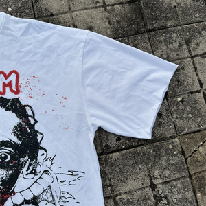 T-shirt surdimensionné avec épaule tombante Impression personnalisée Logo DTG sportif en gros Conception à motifs à col rond - Product Image 4