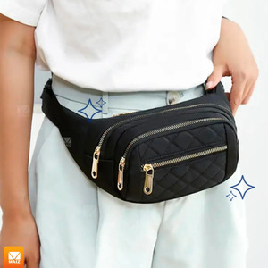Bolso Bandolera Casual de Moda para Mujer, Riñonera, Diseño de Tela Lisa - Colores Surtidos - Product Image 4