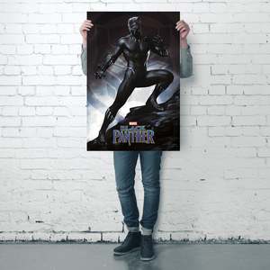 Affiche sur toile Panthère Noire Moderne pour Décoration Murale - Product Image 2