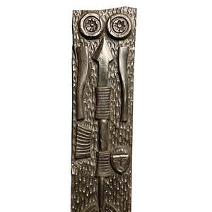 Panel Decorativo de Madera Hecho a Mano con Diseño Ancestral de Naga - Product Image 3