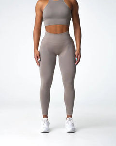 Leggings Deportivos para Mujer, Cómodos, de Cintura Alta, Tejido de Punto, Transpirables, Elegantes, para Entrenamiento, Último Modelo - Product Image 4