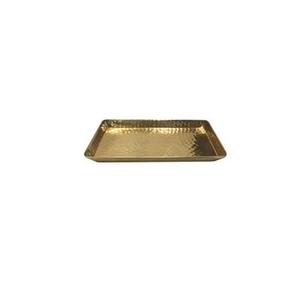 High Quality Hammered Serving <b>Tray</b> With <b>Gold</b> Plated of Aluminum Rectangle Shape Food Serving <b>Tray</b> for Kitchen & Restaurant - Product Image 3