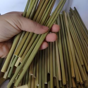Pailles en herbe biodégradables pour bar et café / Pailles en herbe d'eau du Vietnam pour une vie verte - Product Image 3