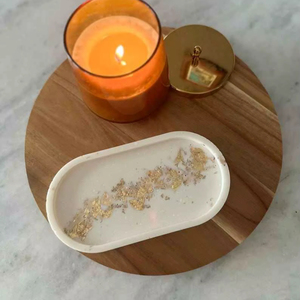 Resin <b>Decorative</b> Tray in Multiple Colors Cosmetic Organizer Home <b>Decor</b> Oval Resin Tray Vanity Tray High Quality - Product Image 1