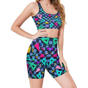 High Waist Compression Yoga Shorts and Bra <b>Set</b> <b>for</b> <b>Women</b> Lightweight Scrunch Plus Size High Quality Breathable <b>for</b> Adults - Product Image 1