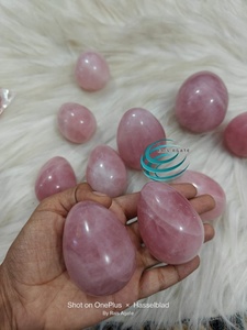 Huevo de Cristal de Cuarzo Rosa Natural de Alta Calidad, Pulido, Piedra Preciosa Curativa, Reiki, Meditación, Decoración del Hogar, Regalo - Product Image 3