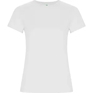 Camiseta Orgánica Golden Woman, Artículos Promocionales Sostenibles - Product Image 1
