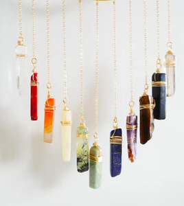 7 <b>Chakra</b> Crystal Hanging Healing Crystal Window Hanging, Gemstone healing gift for other - Product Image 1