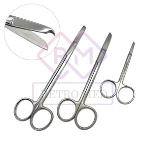 Tijeras de disección de ligaduras Spencer quirúrgicas, tijeras de corte de sutura de puntada, reutilizables por INSTRUMENTOS MEDICAB - Product Image 2