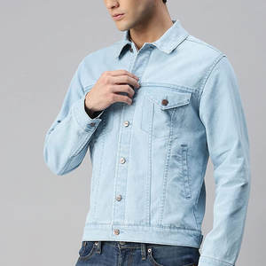 Ropa vaquera informal para hombre, Chaquetas vaqueras personalizadas, de alta calidad, con tu logotipo y diseño, 2023 - Product Image 2