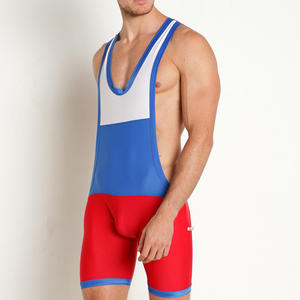 Uniforme de lutte respirant personnalisé sublimé bas quantité minimale de commande extensible Jiu Jitsu Kimono pas cher prix Singlets - Product Image 3