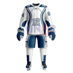 Uniforme de Hockey sobre Hielo con Bordado Personalizado de Diferentes Diseños y Alta Calidad/Uniforme de Hockey sobre Hielo de Fabricantes Profesionales - Product Image 2