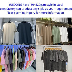 เสื้อยืดคอตตอนย้อมสีแบบวินเทจทรงโอเวอร์ไซส์ น้ำหนัก 270GSM สำหรับฤดูร้อน ขายส่ง รับสกรีนโลโก้ เสื้อยืดผู้ชายไซส์ใหญ่ - Product Image 5