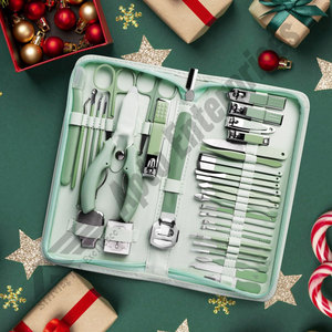 Kit Profesional de Manicura y Pedicura para Mujer, Cortaúñas de Acero Inoxidable, Cuidado de las Uñas, Viaje, Apto Enterprises AE-2571 - Product Image 2