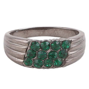 Bague pour femme - Gris foncé - Product Image 2