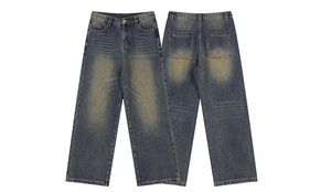 Look elegante Cargo Jeans Hombres Stock Logotipo personalizado Denim Jeans Hombres Dropship Ronpex - Product Image 4