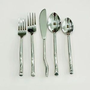 Couverts de service à salade de qualité supérieure Meilleures ventes Couverts en acier inoxydable Couverts en or Ensemble pour la vente en gros de l'Inde - Product Image 3