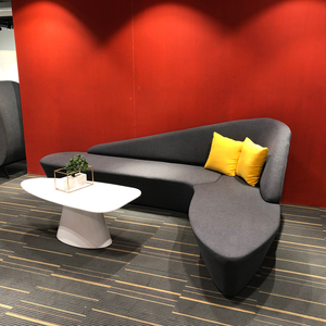Conjunto de sofás para oficina, sofá ejecutivo para oficina, asientos para sala de recepción, sofá moderno para vestíbulo, muebles de lujo para sala de espera, mobiliario comercial para vestíbulo. - Product Image 4