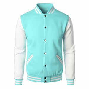 OEM Streetwear algodón moda ropa de trabajo chaqueta de alta calidad Casual personalizado Varsity chaqueta para el trabajo con estilo chaqueta de los hombres - Product Image 1
