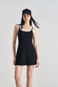 <b>Women's</b> Quick Dry U Neck Golf <b>Tennis</b> Dress with Built-in <b>Shorts</b> Breathable Comfortable Sportswear - Product Image 3