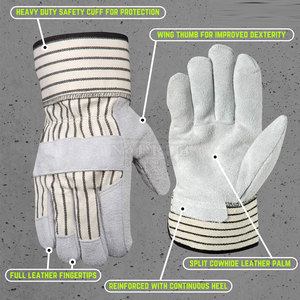 ถุงมือทำงานจากงานก่อสร้างถุงมือทำงานดีไซน์ตามสั่ง2025สินค้ามาใหม่ - Product Image 2