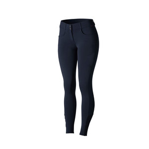 Leggings de equitación de tela suave con elasticidad flexible para un movimiento fluido y una sensación cómoda al montar. - Product Image 5