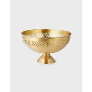 Tazón de servicio de latón martillado a mano de gran capacidad, adecuado para la hospitalidad de alta gama y la decoración festiva de presentación de alimentos - Product Image 4