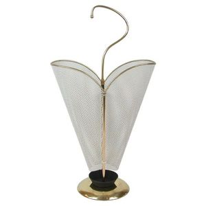 Soporte de paraguas de lujo de metal de hierro con acabado dorado de diseño de Marvalus en precio al por mayor - Product Image 1