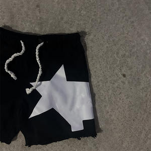 Custom Logo Printed T <b>Shirt</b> and Shorts Set Sun Faded Summer Acid Wash Short Sweatsuits Tracksuits for <b>Men</b> Clothing - Product Image 6