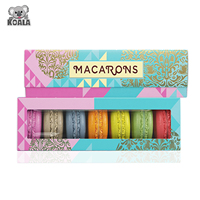 Boîte d'emballage en papier pour petits gâteaux et cupcakes, pâtisserie, macarons, de qualité alimentaire, avec fenêtres transparentes