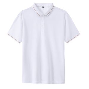 Meilleur logo brodé personnalisé 100% coton polyester hommes décontracté golf pour polo couleur unie surdimensionné coupe longue grande taille - Product Image 3